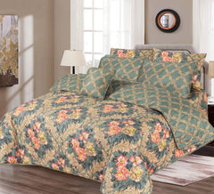 SUMMER BEDSPREAD 6PCS - FLORAL CLASSIC - Waqashomeltd