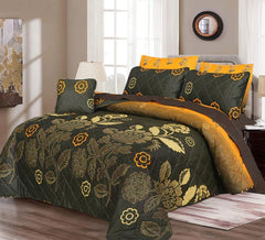 SUMMER BEDSPREAD 6PCS - LEAFY - Waqashomeltd