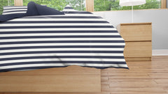 Blue Stripes - Bed Sheet Set - Waqashomeltd