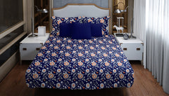 Cerulean Flower - Bed Sheet Set - Waqashomeltd