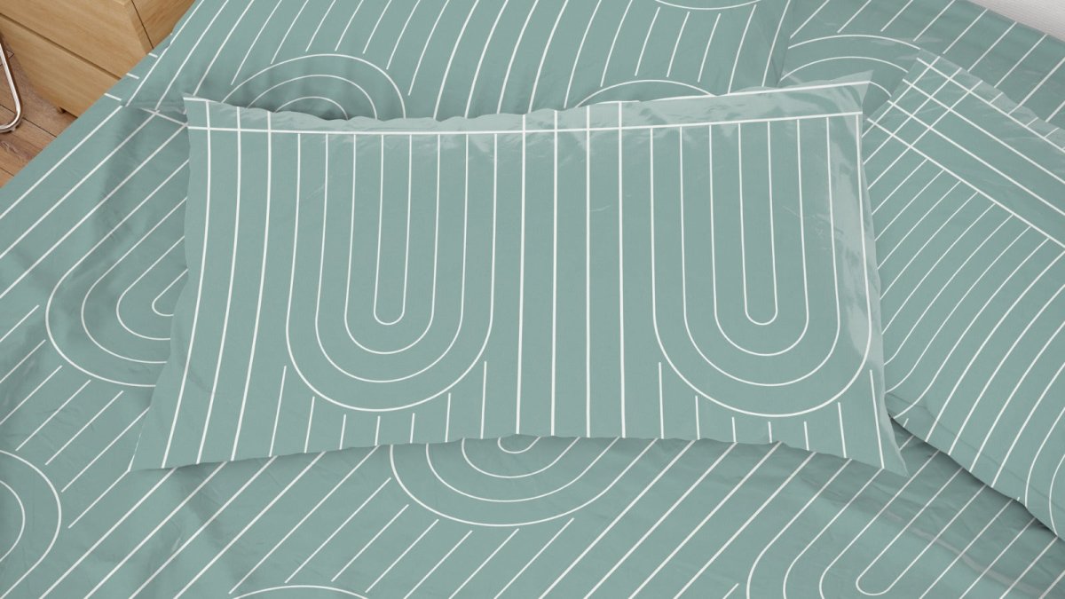 Green Maze - Bed Sheet Set - Waqashomeltd