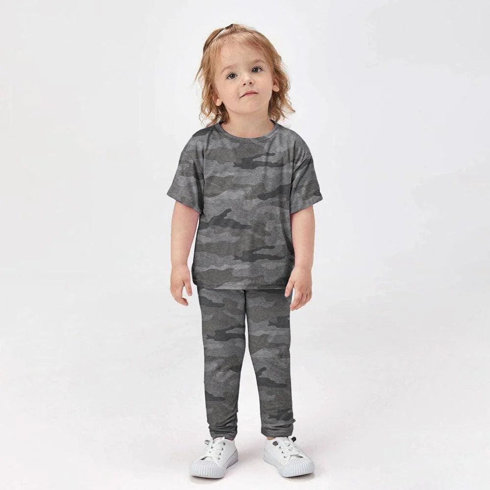 Kids Branded Camouflage Style Night Suit - Waqashomeltd