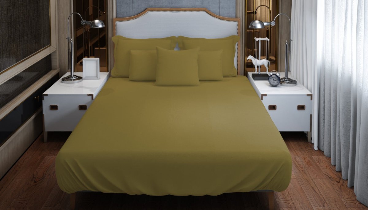 Mustard - Bed Sheet Set - Waqashomeltd