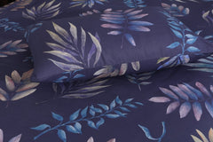 Purple Flower-Flat Sheet with 2 Pillow Cases - Waqashomeltd