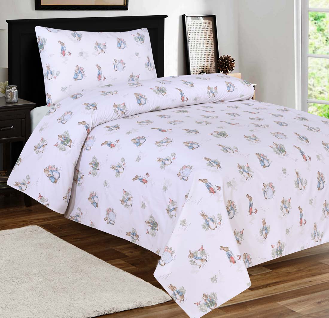 Robbin Rabbit-Flat Sheet with 1 Pillow Case - Waqashomeltd