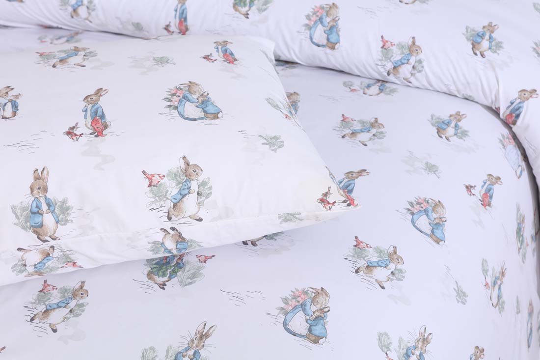 Robbin Rabbit-Flat Sheet with 1 Pillow Case - Waqashomeltd