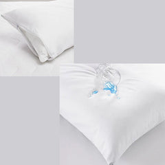 Terry Waterproof Quilted Pillow Protectors 19 x 29 (Inches) - Waqashomeltd