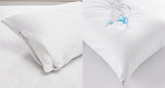 Terry Waterproof Quilted Pillow Protectors 19 x 29 (Inches) - Waqashomeltd