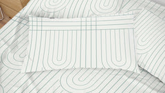 White Maze - Bed Sheet Set - Waqashomeltd